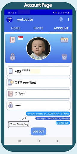 weLocate - Never Be Apart (GPS Location sharing) screenshot 2