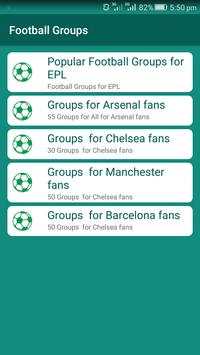 Football Fans Groups for WhatsApp screenshot 1