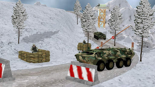 Off-road Jeep Drive-Winter screenshot 6