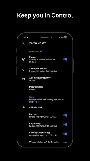 BF Private Adblock Browser screenshot 3