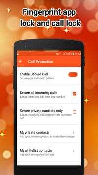 Applocker - Pin and Pattern App Lock - call locker screenshot 4