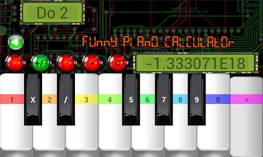 Funny Piano Calculator screenshot 3