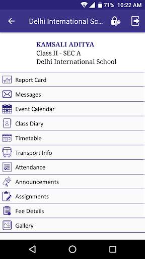 DIS Parent Portal screenshot 2