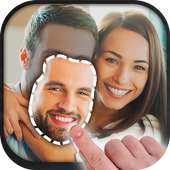 Cut paste photo editor logo