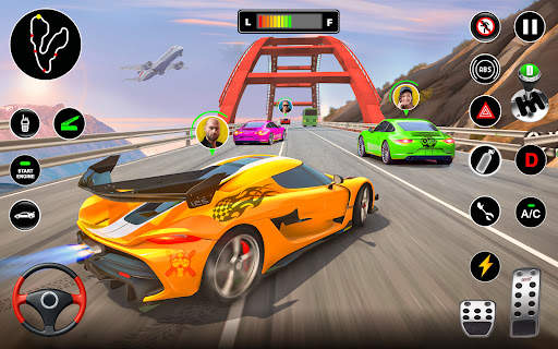 Racing in Highway Car 3D Games screenshot 2