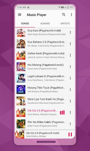 Music Player 2021 & Audio Player screenshot 4