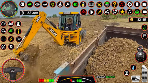 JCB 3Dx Backhoe Loader Driving screenshot 1
