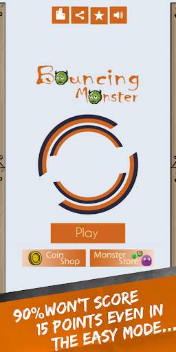 Bouncing Monster - Hardest Game Ever - Jump Games screenshot 1