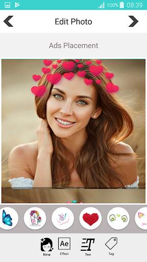 Heart Crown Photo Editor & Hearts Filter screenshot 5