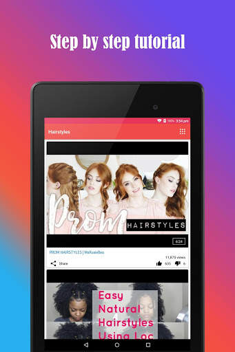 Hairstyles Video Tutorials screenshot 10