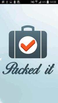 Packed It, Travel Packing List screenshot 1