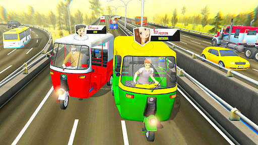 Indian Modern Rickshaw Games screenshot 2