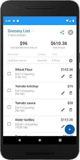 Shopping List - Groccery List, Share LIst screenshot 2