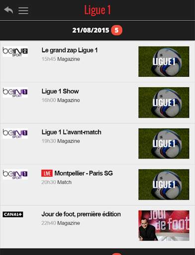 Programme TV Foot 13 تصوير الشاشة