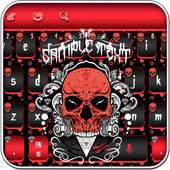 Cool Skull Keyboard Theme 10001004