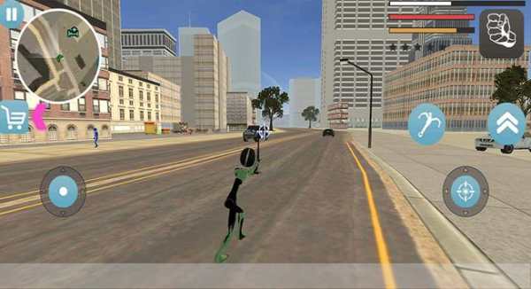panther Stickman Black Rope Hero Gangstar Crime screenshot 5