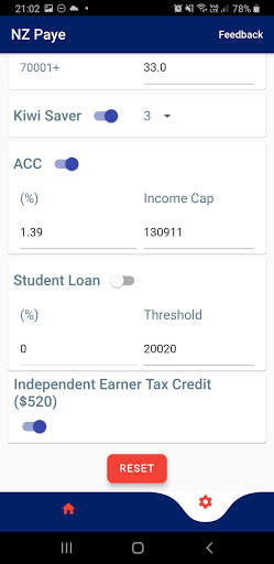 Paye/Tax Calc [New Zealand 2020] screenshot 6