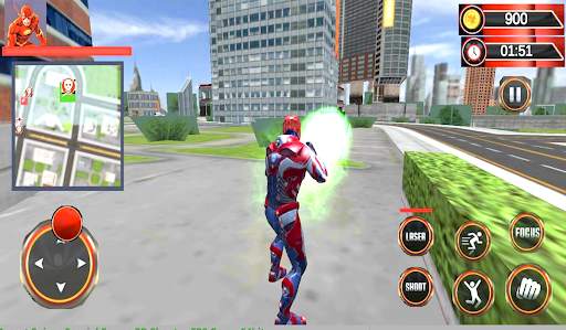 New Iron Rope hero – Vegas Crime City Simulator स्क्रीनशॉट 2