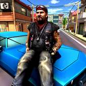 Real Gangster crime grand dude mafia city games logo