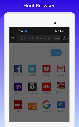 Hunt Browser - Super Quick Browser screenshot 5
