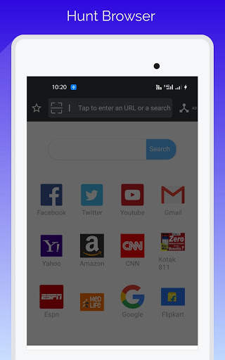 Hunt Browser - Super Quick Browser screenshot 5