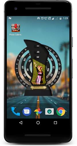 My Photo Calendar Live Wallpaper screenshot 2
