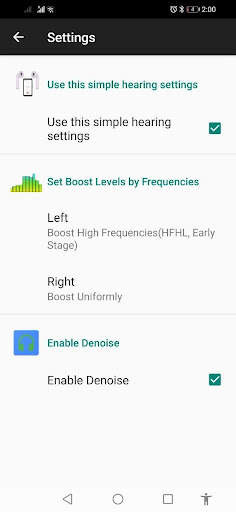 Crisp Sound - Software Hearing Aid screenshot 3