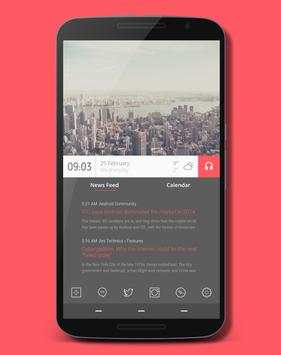 Pinkmotion for Kustom KLWP 1 تصوير الشاشة