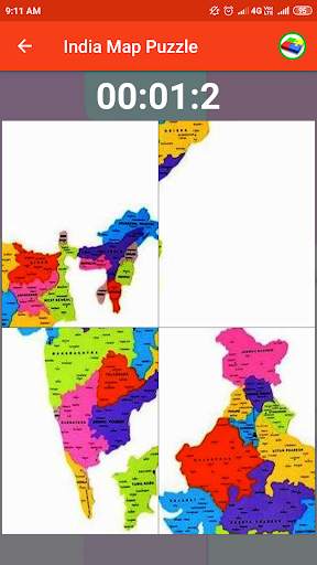 India Map Puzzle screenshot 5