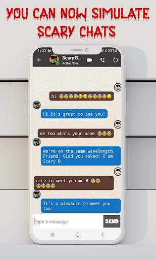 video call prank Scary ink screenshot 2