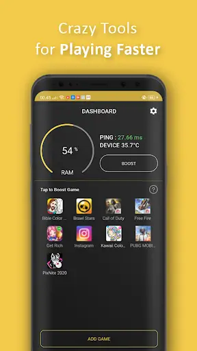 Game Faster PRO - 2x Gaming Speed Free screenshot 1