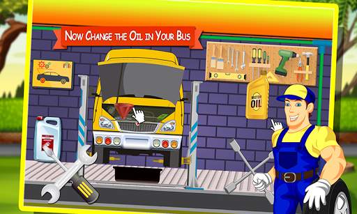 Mini Bus Repairing Simulator - Real Auto Mechanic स्क्रीनशॉट 2