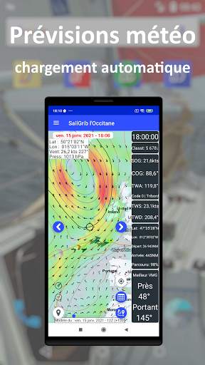 SailGrib pour Virtual Regatta screenshot 2
