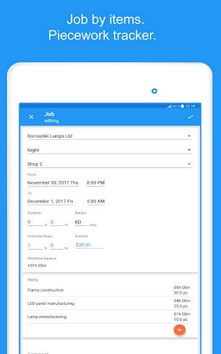Express Worklog - timesheet, work time tracker screenshot 12