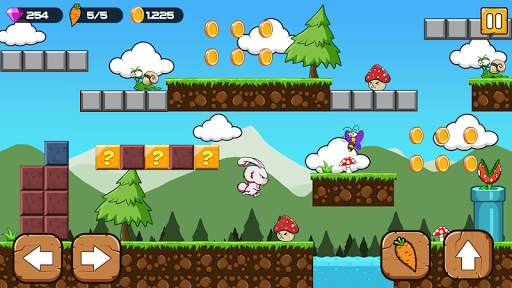 Bunny’s World - Jungle Bunny run screenshot 1