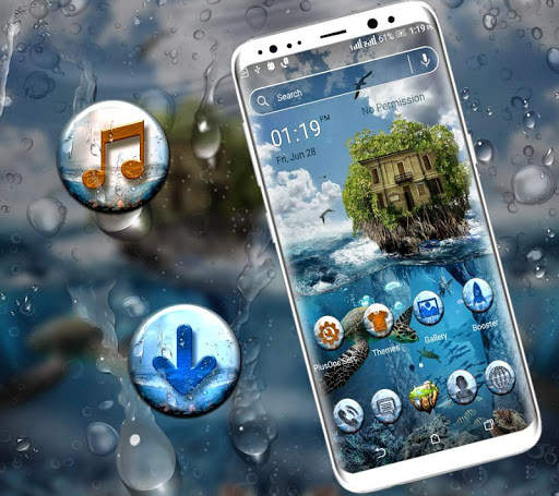 Amazing Sea World Launcher Theme screenshot 3