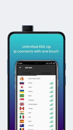 VPN JET FREE unlimited proxy free ip vpn service screenshot 2