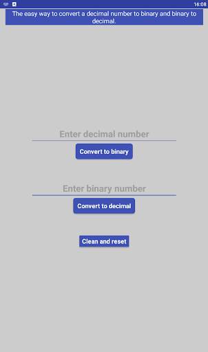 Decimal And Binary Converter 4 تصوير الشاشة
