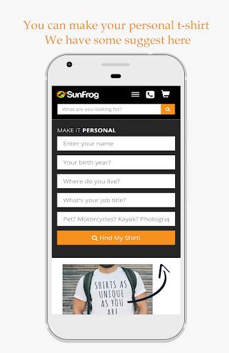 Sunfrog: Online T-shirt Shop screenshot 2