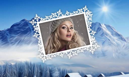 Snow Hills Photo Frames screenshot 2