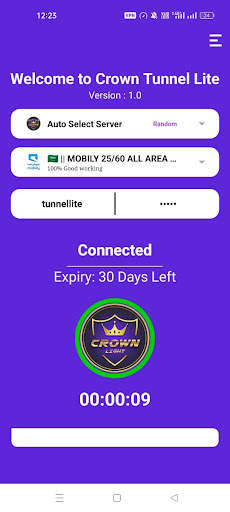 Crown Tunnel Lite screenshot 2