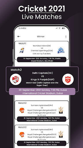 CricZaa - Cricket Live Stream, Scores & Prediction screenshot 2