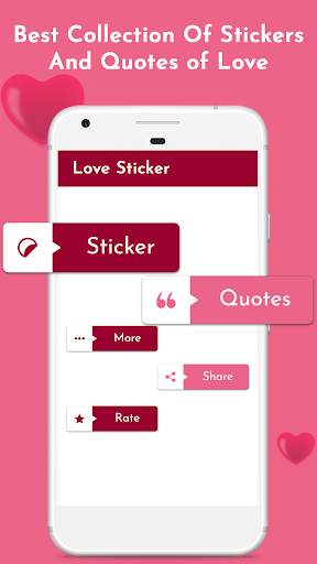 Love Sticker and Quotes for WA screenshot 1