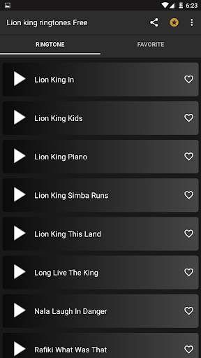 Ringtones Lion King скриншот 2
