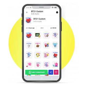 BT21 Sticker for WhatsApp screenshot 4