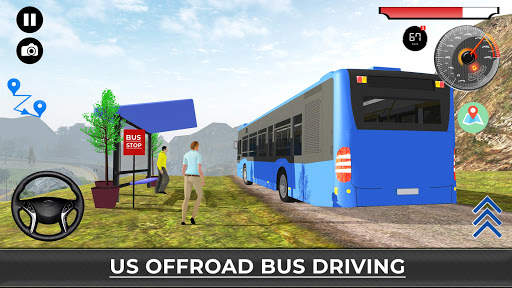 US Offroad Bus Driving Simulator 2018 screenshot 7
