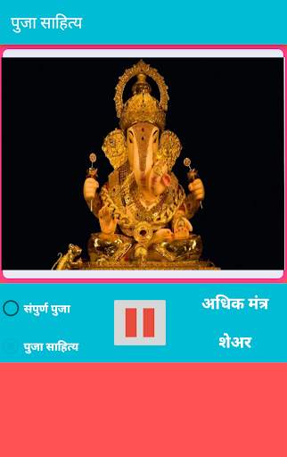 Ganpati Pooja - गणपती पुजा व साहित्य माहिती screenshot 4