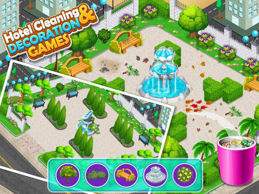 Hotel Cleaning & Decorating Game screenshot 6