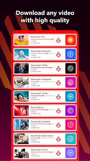 Video downloader - Video Saver screenshot 1