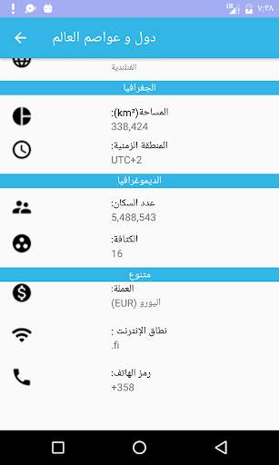 دول و عواصم العالم 3 تصوير الشاشة